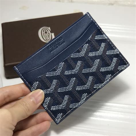 maison goyard card holder|authentic goyard card holder.